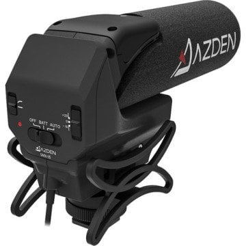 AZDEN SMX-15 POWERED SHOTGUN VIDEO MIKROFON