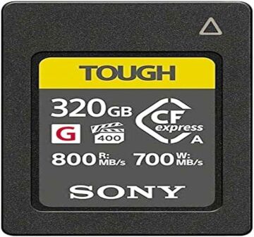 SONY CFEXPRESS TYPE A 320GB MEMORY CARD