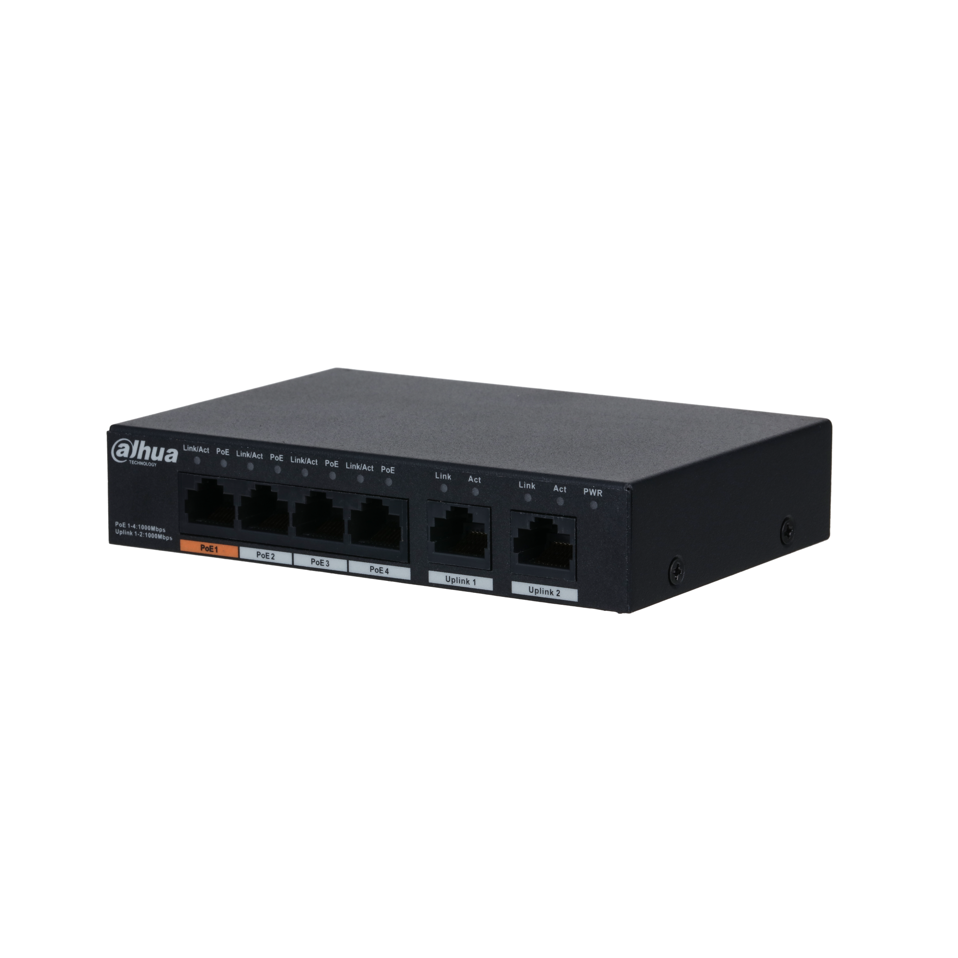 4 Port PoE ile 6 Port Yönetilmeyen Masaüstü Switch