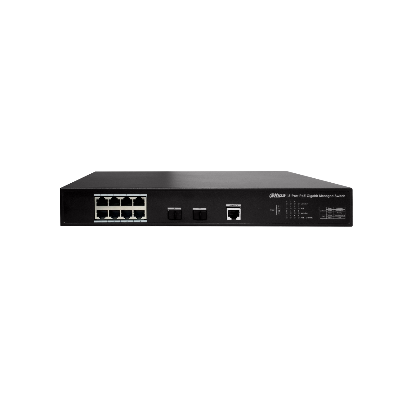 8-Port PoE Gigabit Yönetilebilir Switch