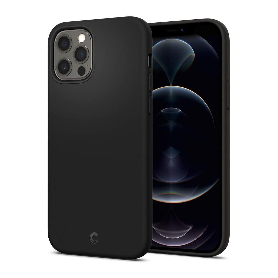 iPhone 12 / iPhone 12 Pro Kılıf, Spigen by Cyrill Silicone Black