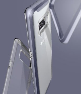 Galaxy Note 8 Kılıf, Spigen Neo Hybrid Crystal Orchid Gray