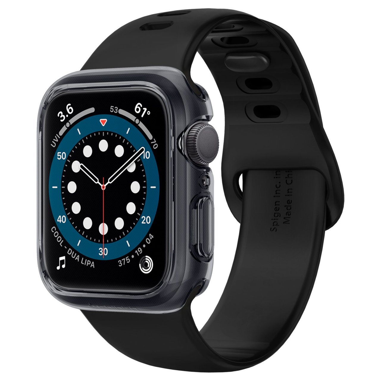 Apple Watch Seri (44mm) Kılıf, Spigen Ultra Hybrid (360 Ekran Dahil Koruma) Space Crystal