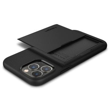 iPhone 13 Pro Max Kılıf, Spigen Slim Armor CS Wallet Black