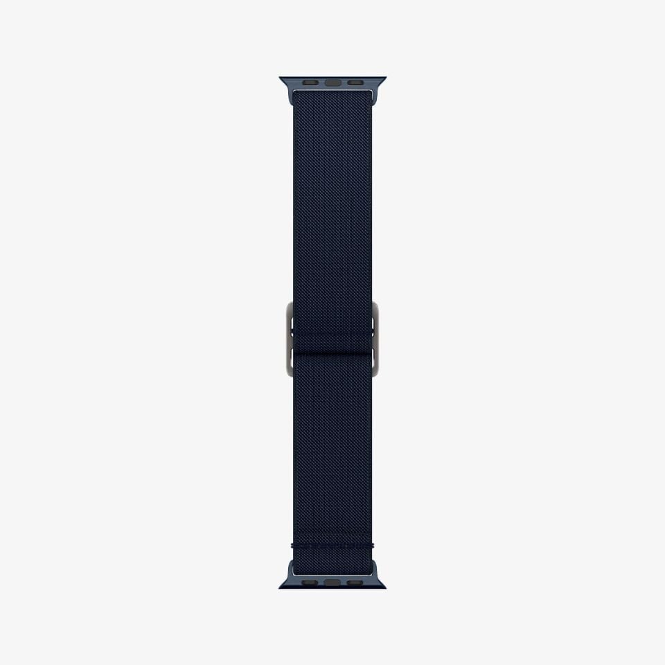 Apple Watch Serisi (49mm/45mm /44mm/42mm) Kayış Kordon, Spigen Watch Band Lite Fit Navy