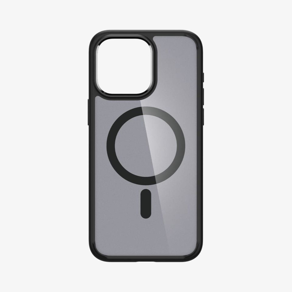 iPhone 15 Pro Kılıf, Spigen Ultra Hybrid Magfit (Magsafe Uyumlu) Frost Black