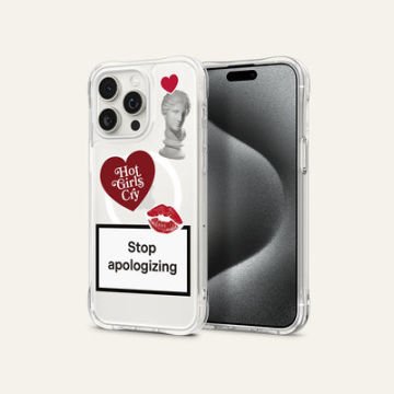 iPhone 15 Pro Kılıf, Ciel By Cyrill Cecile Mag Stop Apologizing (Magsafe Uyumlu)