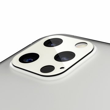 iPhone 12 Pro Kamera Lens Cam Ekran Koruyucu, Spigen Glas.tR Optik (2 Adet) Silver