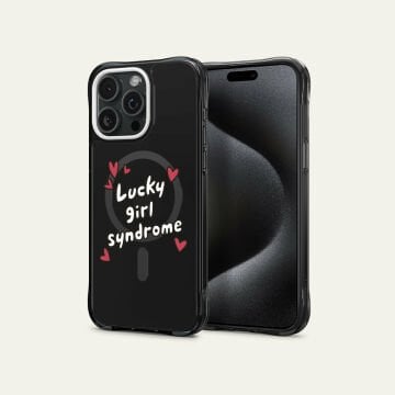 iPhone 15 Pro Kılıf, Ciel By Cyrill UltraSheer Mag Lucky Girl (Magsafe Uyumlu) Black