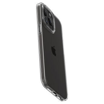 iPhone 15 Pro Max Kılıf, Spigen Liquid Crystal 4 Tarafı Tam Koruma Crystal Clear