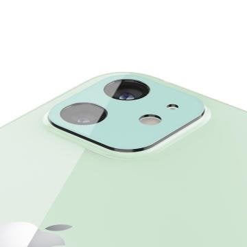 iPhone 12 Kamera Lens Cam Ekran Koruyucu, Spigen Glas.tR Optik (2 Adet) Green