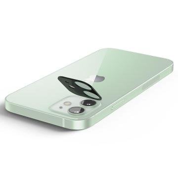 iPhone 12 Kamera Lens Cam Ekran Koruyucu, Spigen Glas.tR Optik (2 Adet) Green