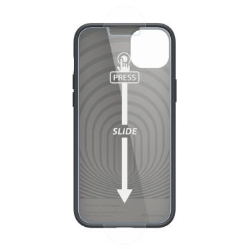 iPhone 14 / iPhone 13 Kılıf, Caseology Nano Pop 360 + Cam Ekran Koruyucu (2 Adet) Black Sesame