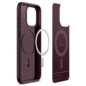 iPhone 15 Pro Max Kılıf, Caseology Parallax Mag (MagSafe Uyumlu) Burgundy