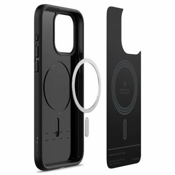 iPhone 15 Pro Max Kılıf, Caseology Parallax Mag (MagSafe Uyumlu) Matte Black