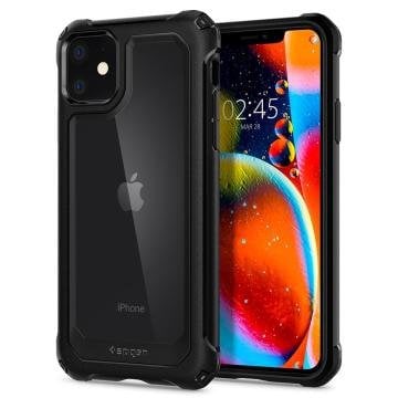 iPhone 11 Kılıf, Spigen Gauntlet Carbon Black