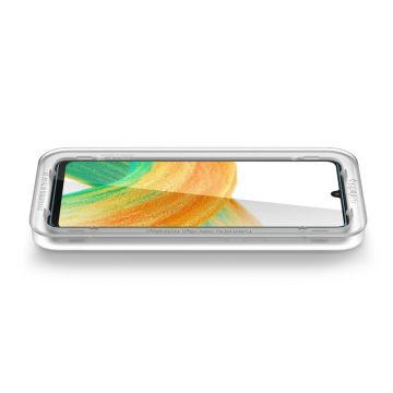 Galaxy A73 Cam Ekran Koruyucu, Spigen Kolay Kurulum AlignMaster GLAS.tR (2 Adet)