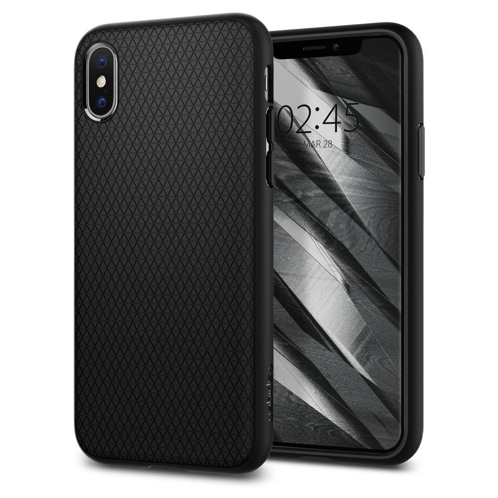 iPhone XS Kılıf, Spigen Liquid Air Black