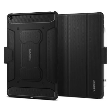 Apple iPad 10.2'' WIFI 9.Nesil (2021) / 8.Nesil (2020) / 7.Nesil (2019) Kılıf, Spigen Rugged Armor Pro Black