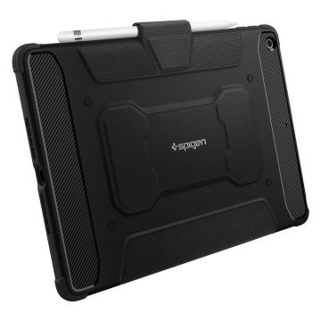 Apple iPad 10.2'' WIFI 9.Nesil (2021) / 8.Nesil (2020) / 7.Nesil (2019) Kılıf, Spigen Rugged Armor Pro Black