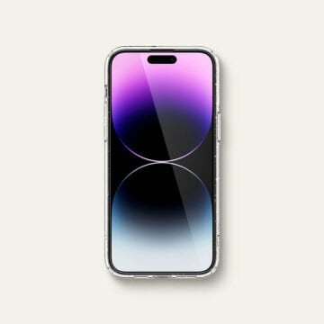 iPhone 14 Pro Max Kılıf, Ciel by Shine Mag Clear Glitter Unapologetic (MagSafe Uyumlu) Crystal Black