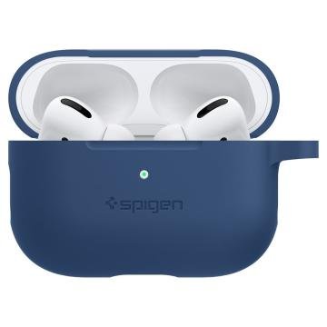 AirPods Pro Kulaklık Kılıfı, Spigen Silicone Fit Deep Blue