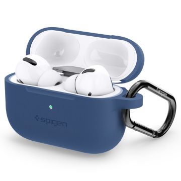 AirPods Pro Kulaklık Kılıfı, Spigen Silicone Fit Deep Blue