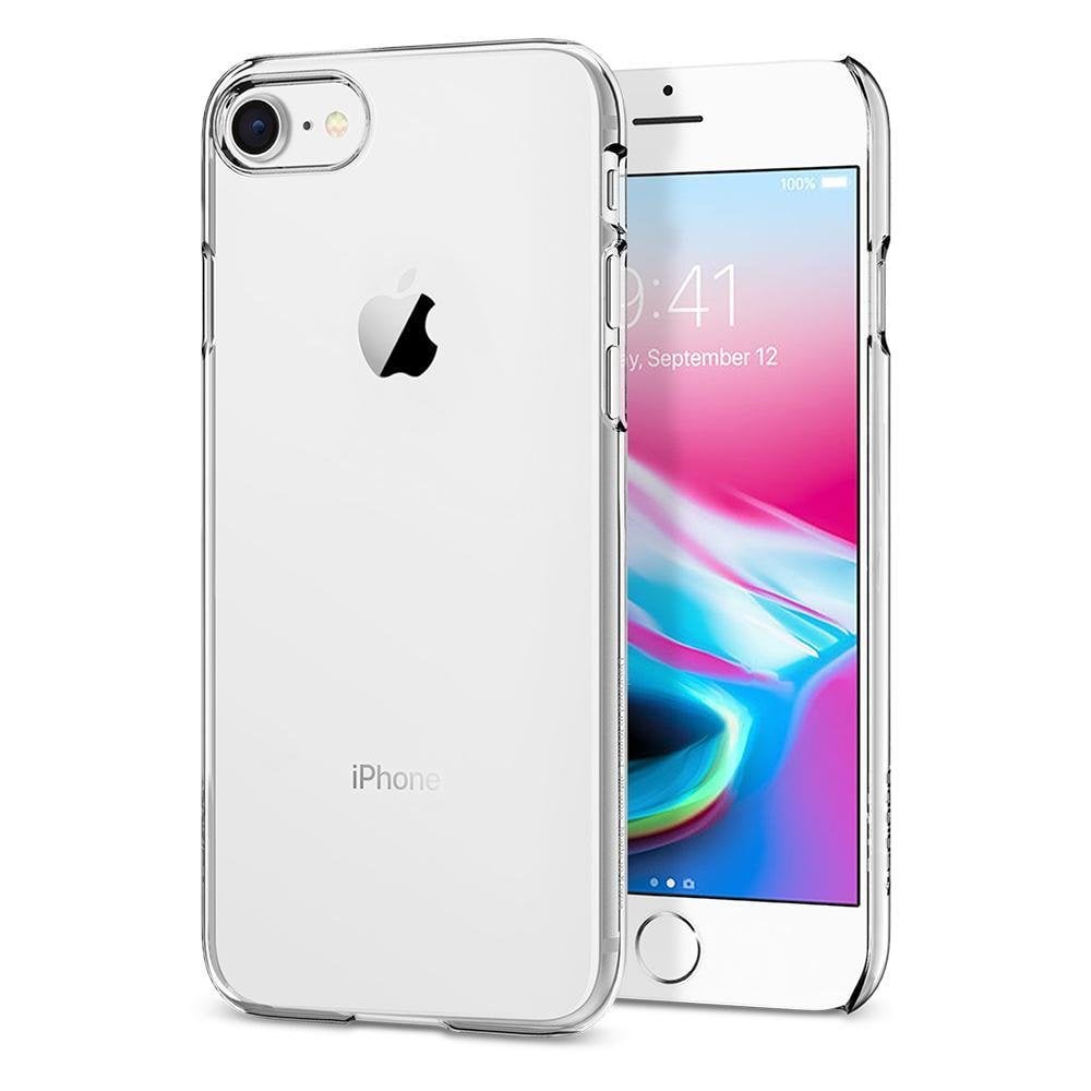 iPhone SE 2020 / iPhone 8 / iPhone 7 Uyumlu Kılıf, Spigen Thin Fit Ultra İnce Crystal Clear