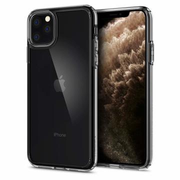 iPhone 11 Pro Max Kılıf, Spigen Crystal Hybrid Crystal Clear