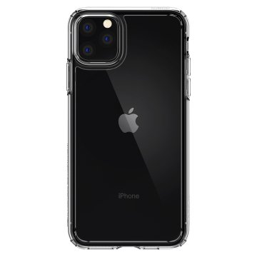 iPhone 11 Pro Max Kılıf, Spigen Crystal Hybrid Crystal Clear