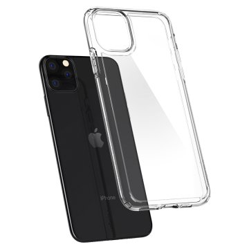 iPhone 11 Pro Max Kılıf, Spigen Crystal Hybrid Crystal Clear