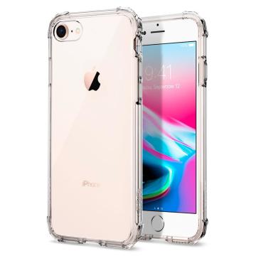 iPhone SE 2020 / iPhone 8 / iPhone 7 Uyumlu Kılıf, Spigen Crystal Shell Crystal Clear