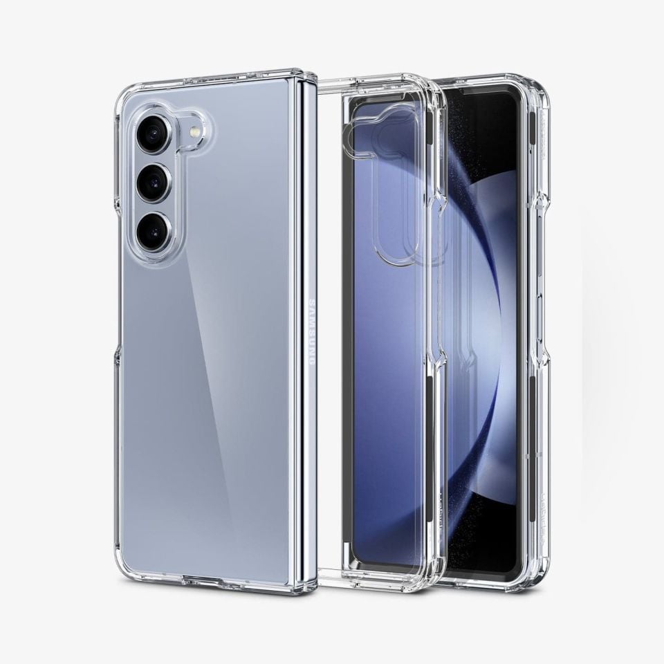 Galaxy Z Fold 5 Kılıf, Spigen Ultra Hybrid Crystal Clear