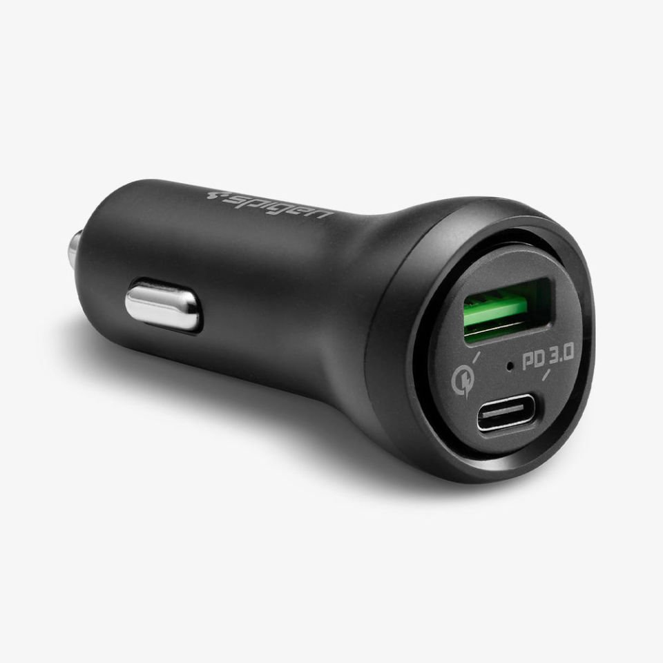 Spigen F31QC 3.0 Hızlı Araç Şarjı, USB-C QC 3.0 45W