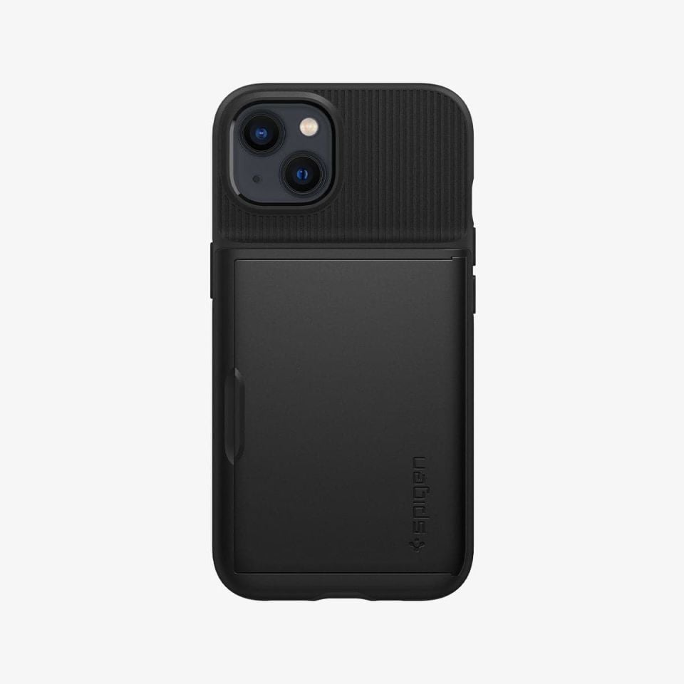 iPhone 13 / iPhone 14 Kılıf, Spigen Slim Armor CS Black