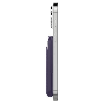 Caseology iPhone 15 / iPhone 14 / iPhone 13 / iPhone 12 Serisi için Stand / Cüzdan Nano Pop (MagSafe Uyumlu Grape Purple