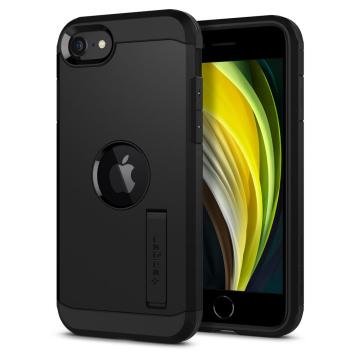 iPhone SE 2022 / 2020 Kılıf, Spigen Tough Armor Black