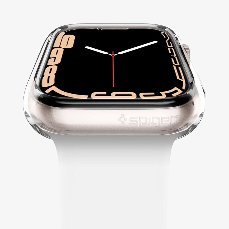 Apple Watch Serisi (41mm / 40mm) Kılıf, Spigen Liquid Crystal V2 Crystal Clear