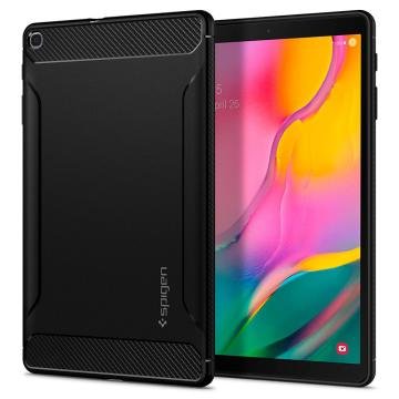 Galaxy Tab A 10.1'' (2019) Kılıf, Spigen Rugged Armor Black