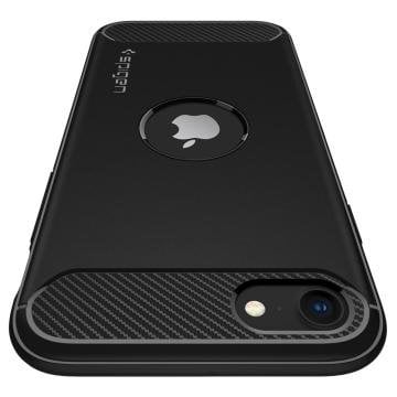 iPhone SE 2022 / 2020 Kılıf, Spigen Rugged Armor Matte Black