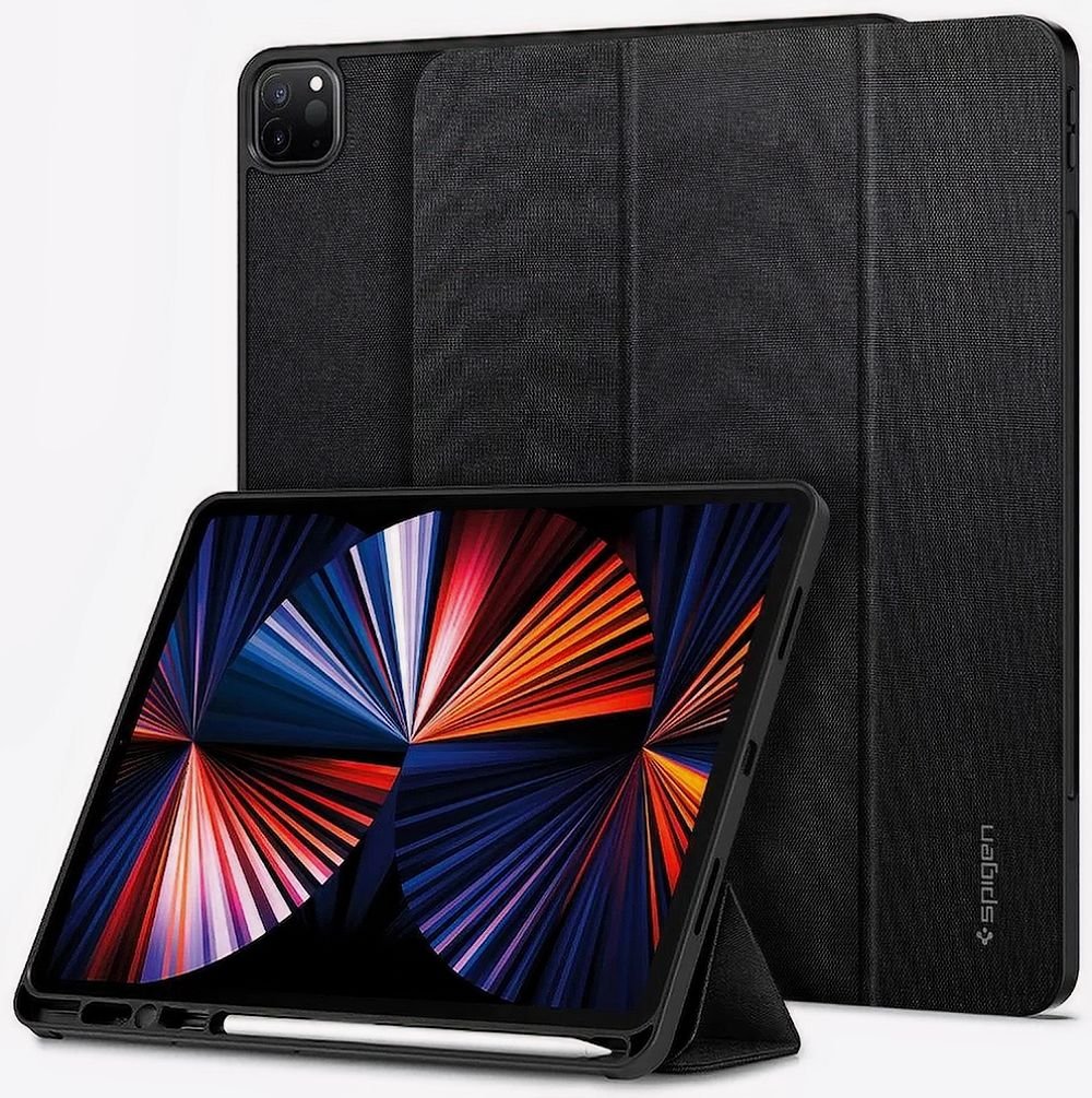 iPad Pro 12.9 (2022 / 2021) Kılıf, Spigen Urban Fit (V2) Black