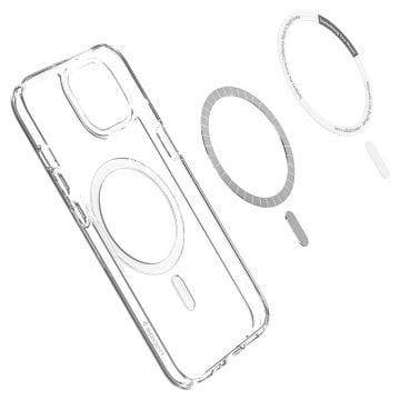 iPhone 13 Pro Max Kılıf, Spigen Crystal Hybrid Mag (MagSafe Uyumlu) Graphite