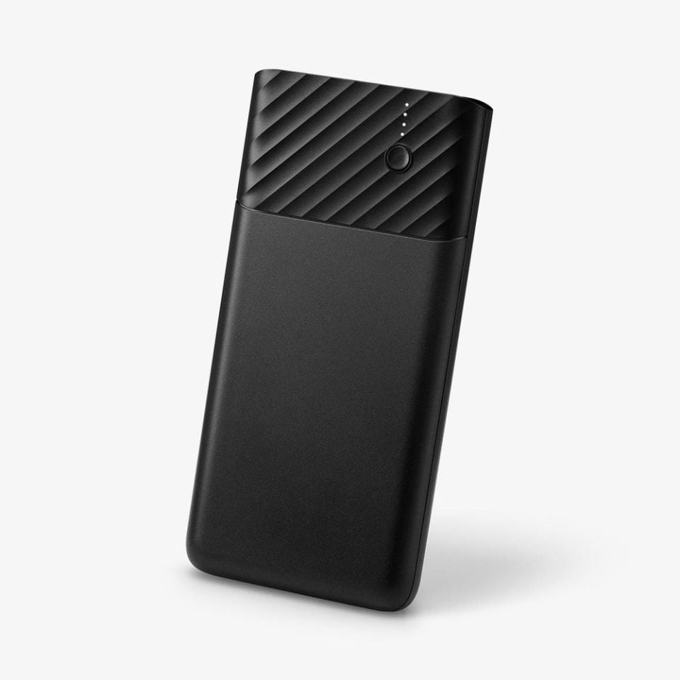 Spigen PocketBoost 10000 mAh 2 Portlu 36W PD 3.0 USB-C (18W) Giriş/Çıkış (Kendini Şarj Etme Hızı) + Quick Charge 3.0 (18W) Taşınabilir Hızlı Şarj Cihazı Powerbank + 2x Type-C Kablo + Taşıma Çantası F732QC