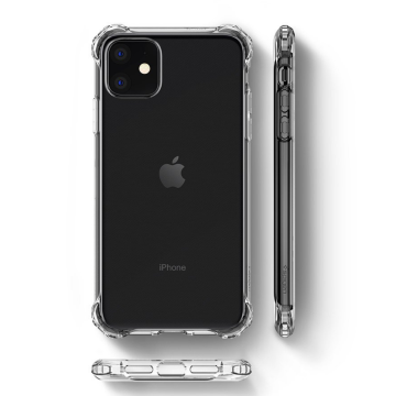 iPhone 11 Kılıf, Spigen Rugged Crystal Crystal Clear