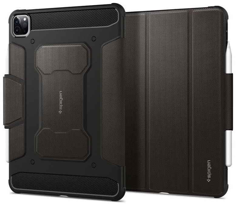 Apple iPad Pro 11'' (2022 / 2021 / 2020 / 2018) Kılıf, Spigen Rugged Armor Pro Gunmetal