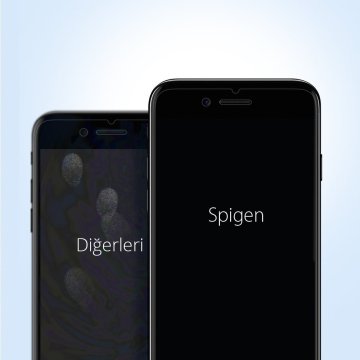 iPhone 7/8 Ekran Koruyucu, Spigen Crystal 3 Adet