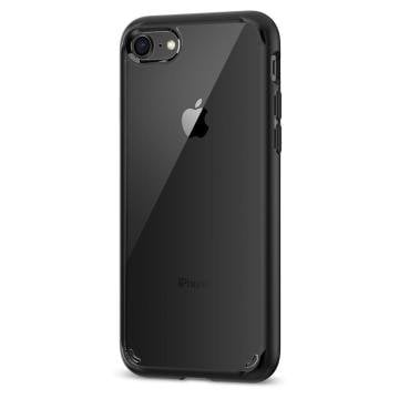 iPhone SE 2022 / 2020 / iPhone 8 / iPhone 7 Uyumlu Kılıf, Spigen Ultra Hybrid 2 Black
