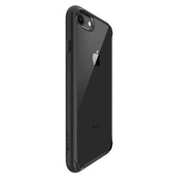 iPhone SE 2022 / 2020 / iPhone 8 / iPhone 7 Uyumlu Kılıf, Spigen Ultra Hybrid 2 Black