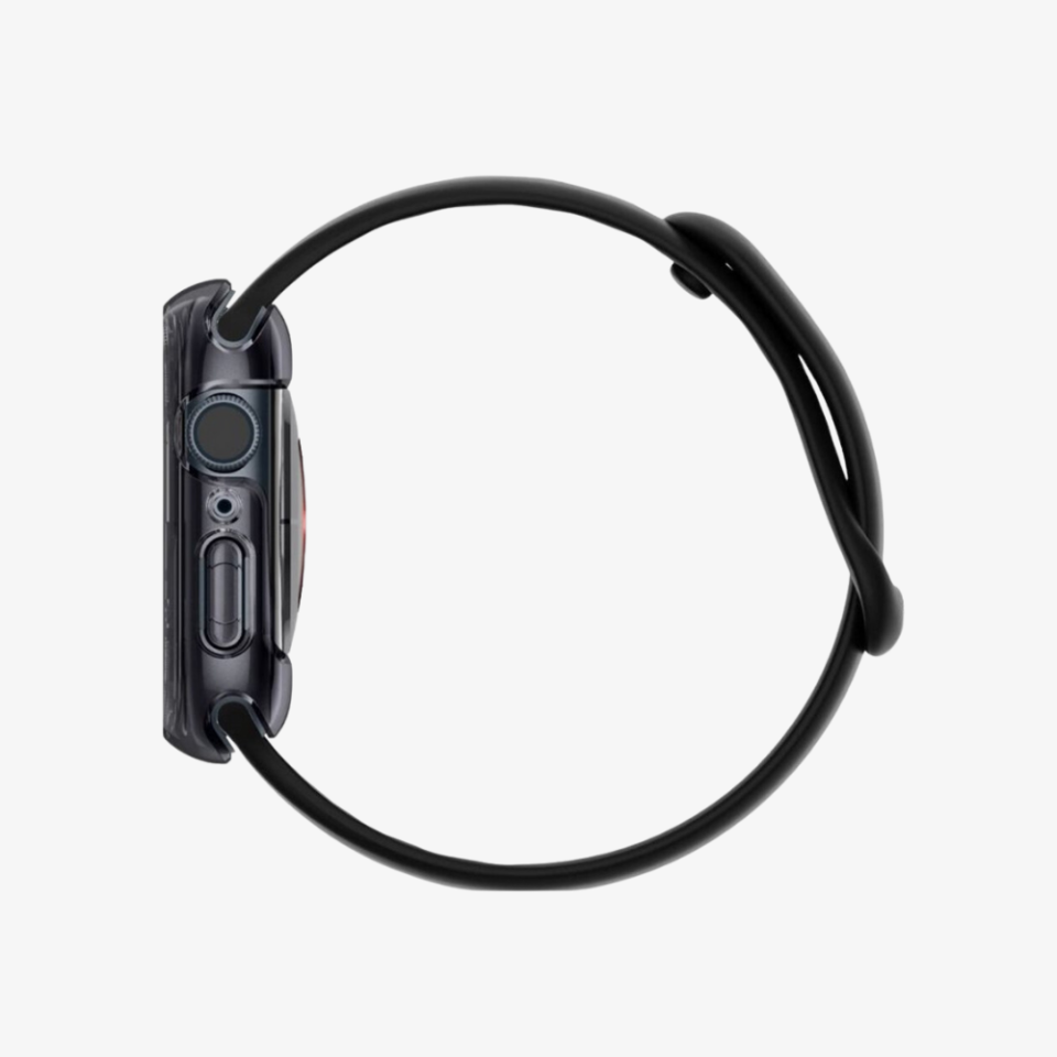 Apple Watch Seri (45mm) Kılıf & Kayış, Spigen Metal Fit Pro Graphite