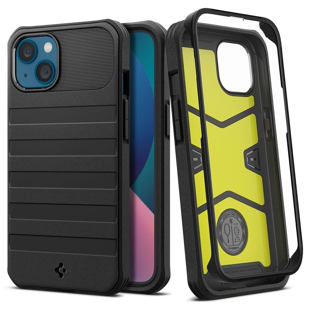 iPhone 13 Kılıf, Spigen Geo Armor 360 Black